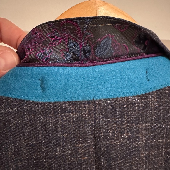 Men's Ted Baker Purple Blazer - Picture 4 of 5